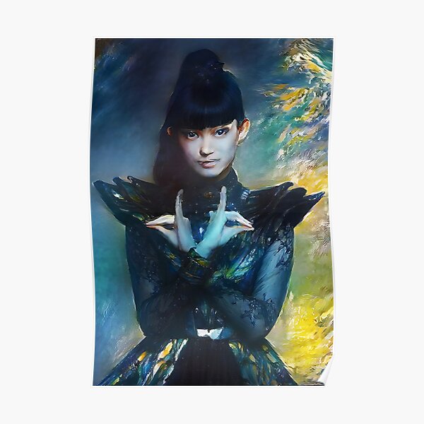 Su-Metal Iconic Pose Babymetal AI Painting Digital Fan Art Poster RB2709 product Offical babymetal Merch