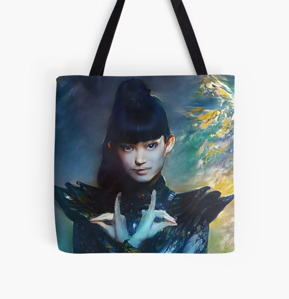 Su-Metal Iconic Pose Babymetal AI Painting Digital Fan Art All Over Print Tote Bag RB2709 product Offical babymetal Merch