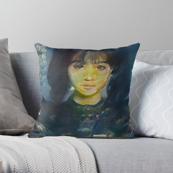 Moa-Metal from Babymetal AI Painting Digital Fan Art Throw Pillow RB2709 product Offical babymetal Merch