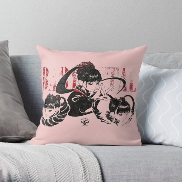 babymetal designs Throw Pillow RB2709 product Offical babymetal Merch