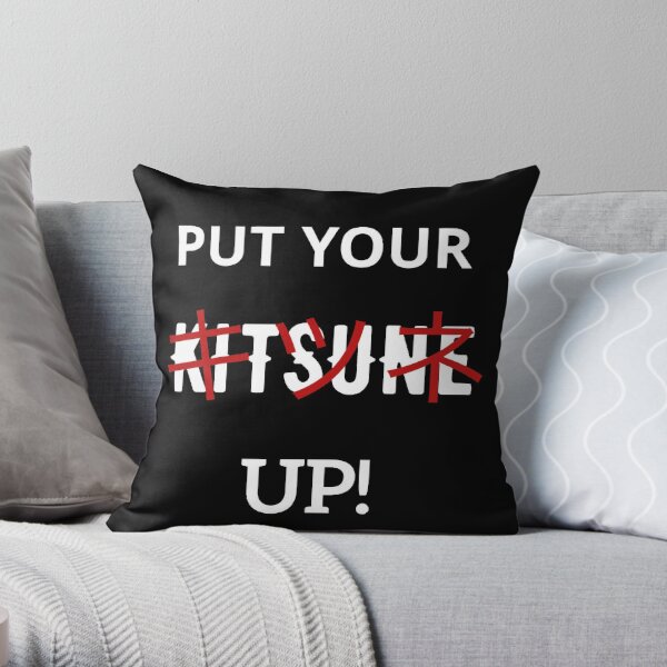 BABYMETAL: PUT YOUR KITSUNE UP! Throw Pillow RB2709 product Offical babymetal Merch