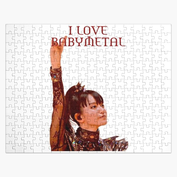 I Love Babymetal Jigsaw Puzzle RB2709 product Offical babymetal Merch